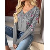 Zeagoo Women Long Sleeve Tops Dressy Casual V Neck Shirt Fall Work Blouse(Hf36)