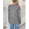 Zeagoo Women Long Sleeve Tops Dressy Casual V Neck Shirt Fall Work Blouse(Hf36)