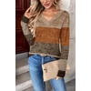 Zeagoo Women Long Sleeve Tops Dressy Casual V Neck Shirt Fall Work Blouse(Jh398)