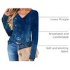 Zeagoo Women Long Sleeve Tops Dressy Casual V Neck Shirt Fall Work Blouse(Mz712)