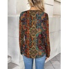 Zeagoo Women Long Sleeve Tops Dressy Casual V Neck Shirt Fall Work Blouse(Mz721)