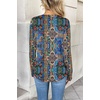 Zeagoo Women Long Sleeve Tops Dressy Casual V Neck Shirt Fall Work Blouse(Mz779)