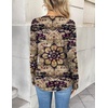 Zeagoo Women Long Sleeve Tops Dressy Casual V Neck Shirt Fall Work Blouse(Mz857)