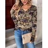 Zeagoo Women Long Sleeve Tops Dressy Casual V Neck Shirt Fall Work Blouse(Mz857)