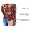 Zeagoo Women Long Sleeve Tops Dressy Casual V Neck Shirt Fall Work Blouse(Mz870)