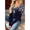 Zeagoo Women Long Sleeve Tops Dressy Casual V Neck Shirt Fall Work Blouse(Sf103)
