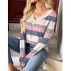 Zeagoo Women Long Sleeve Tops Dressy Casual V Neck Shirt Fall Work Blouse(Tw669)