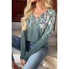 Zeagoo Women Long Sleeve Tops Dressy Casual V Neck Shirt Fall Work Blouse(Wf71)