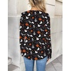 Zeagoo Women Long Sleeve Tops Dressy Casual V Neck Shirt Fall Work Blouse(Ws36)