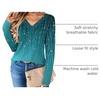 Zeagoo Women Long Sleeve Tops Dressy Casual V Neck Shirt Fall Work Blouse(Xh363)