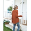 Zeagoo Women’s Casual Long Sleeve Shirts Crew Neck Round Loose Tunic Tops(Caramel)