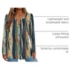 Zeagoo Womens Long Sleeve Tops 2026 V Neck Pleated Shirts Dressy Casual Tunic Blouses Loose Fit Fall Fashion Clothes(Cx289)