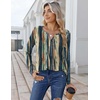 Zeagoo Womens Long Sleeve Tops 2026 V Neck Pleated Shirts Dressy Casual Tunic Blouses Loose Fit Fall Fashion Clothes(Cx289)