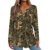 Zeagoo Womens Long Sleeve Tops 2026 V Neck Pleated Shirts Dressy Casual Tunic Blouses Loose Fit Fall Fashion Clothes(Cx295)