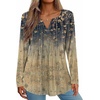 Zeagoo Womens Long Sleeve Tops 2026 V Neck Pleated Shirts Dressy Casual Tunic Blouses Loose Fit Fall Fashion Clothes(Cx311)