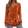Zeagoo Womens Long Sleeve Tops 2026 V Neck Pleated Shirts Dressy Casual Tunic Blouses Loose Fit Fall Fashion Clothes(Mz867)