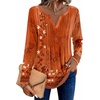 Zeagoo Womens Long Sleeve Tops 2026 V Neck Pleated Shirts Dressy Casual Tunic Blouses Loose Fit Fall Fashion Clothes(Mz867)