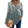 Zeagoo Womens Long Sleeve Tops 2026 V Neck Pleated Shirts Dressy Casual Tunic Blouses Loose Fit Fall Fashion Clothes(Wf71)