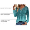 Zeagoo Womens Long Sleeve Tops 2026 V Neck Pleated Shirts Dressy Casual Tunic Blouses Loose Fit Fall Fashion Clothes(Xh363)