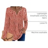 Zeagoo Womens Long Sleeve Tops 2026 V Neck Pleated Shirts Dressy Casual Tunic Blouses Loose Fit Fall Fashion Clothes(Xh518)