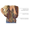 Zeagoo Womens Roll Up Long Sleeve Tops V Neck Shirts Dressy Casual Work Blouses S-2XL(Mz721)