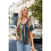 Zeagoo Womens Summer Tops Short Sleeve Work Casual Shirts Trendy V Neck Tee(Cx289)