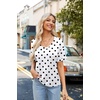 Zeagoo Womens Summer Tops Short Sleeve Work Casual Shirts Trendy V Neck Tee(Jh592)