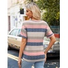Zeagoo Womens Summer Tops Short Sleeve Work Casual Shirts Trendy V Neck Tee(Tw669)