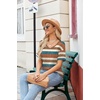 Zeagoo Womens Summer Tops Short Sleeve Work Casual Shirts Trendy V Neck Tee(Tz187)