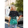 Zeagoo Womens Summer Tops Short Sleeve Work Casual Shirts Trendy V Neck Tee(Zw694)
