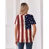 Zeagoo Womens Summer Tops V Neck Short Sleeve Shirts Dressy Casual Blouse(Gq38)