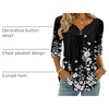Zeagoo Womens Tops Long Sleeve Shirts Boho Tops for Women 2026 Fall Blouses Ladies Sweatshirts Spring Fashion Clothing(Black Print)