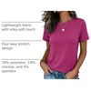 Zeagoo Womens Tshirt Short Sleeve Summer Tops Crewneck Casual Basic Tee Shirts Spring Clothes Trendy Outfit(Hot Pink)