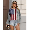 Zeagoo Womens Tshirt Short Sleeve Summer Tops Crewneck Casual Basic Tee Shirts Spring Clothes Trendy Outfit(Z Flag 38)