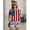 Zeagoo Womens Tshirt Short Sleeve Summer Tops Crewneck Casual Basic Tee Shirts Spring Clothes Trendy Outfit(Z Flag 38)
