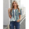 Zeagoo Womens Tshirt Short Sleeve Summer Tops Crewneck Casual Basic Tee Shirts Spring Clothes Trendy Outfit(Z Striped Green 530)