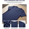 Zeagoo Womens V-Neck Tops Summer Casual Short Sleeve Tshirts S-3XL(Z-navy Blue)