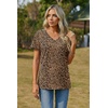 Zeagoo Womens V-Neck Tops Summer Casual Short Sleeve Tshirts S-3XL(Zz-an136)
