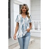 Zeagoo Womens V-Neck Tops Summer Casual Short Sleeve Tshirts S-3XL(Zz-zr229)