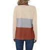Zeagoo Women’s Waffle Shirts V Neck Long Sleeve Tops Color Block T-Shirts Casual Pullover Tunics 2025 Fashion Basic Tees(Beige/Gray/Terracotta)