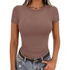 Short Sleeve Brown