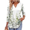 Green Leaf on White Wf135