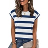 Blue White Striped