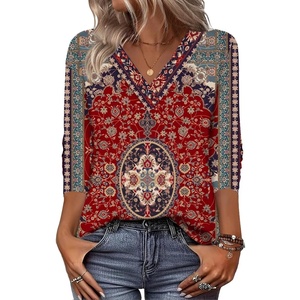 Zeagoo Women Long Sleeve Tops Dressy Casual V Neck Shirt Fall Work Blouse(Mz870)