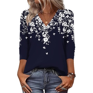 Zeagoo Women Long Sleeve Tops Dressy Casual V Neck Shirt Fall Work Blouse(Sf103)