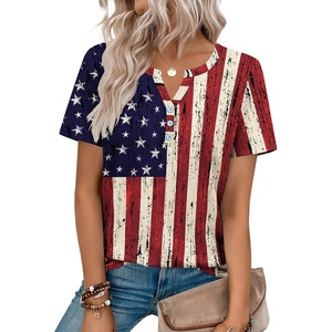 Zeagoo Womens Summer Tops V Neck Short Sleeve Shirts Dressy Casual Blouse(Gq38)