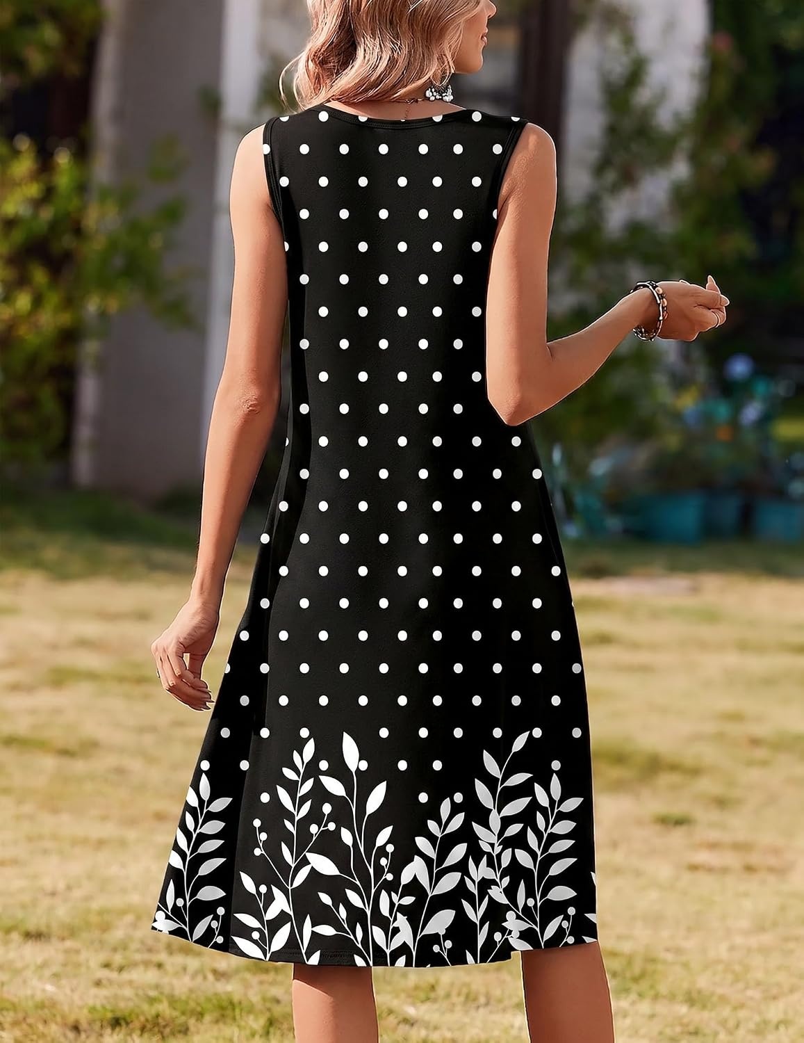 image:imageZeagoo Summer Dress for Women Flowy Aline Casual Midi Tank Dress Boho 2026Sp122
