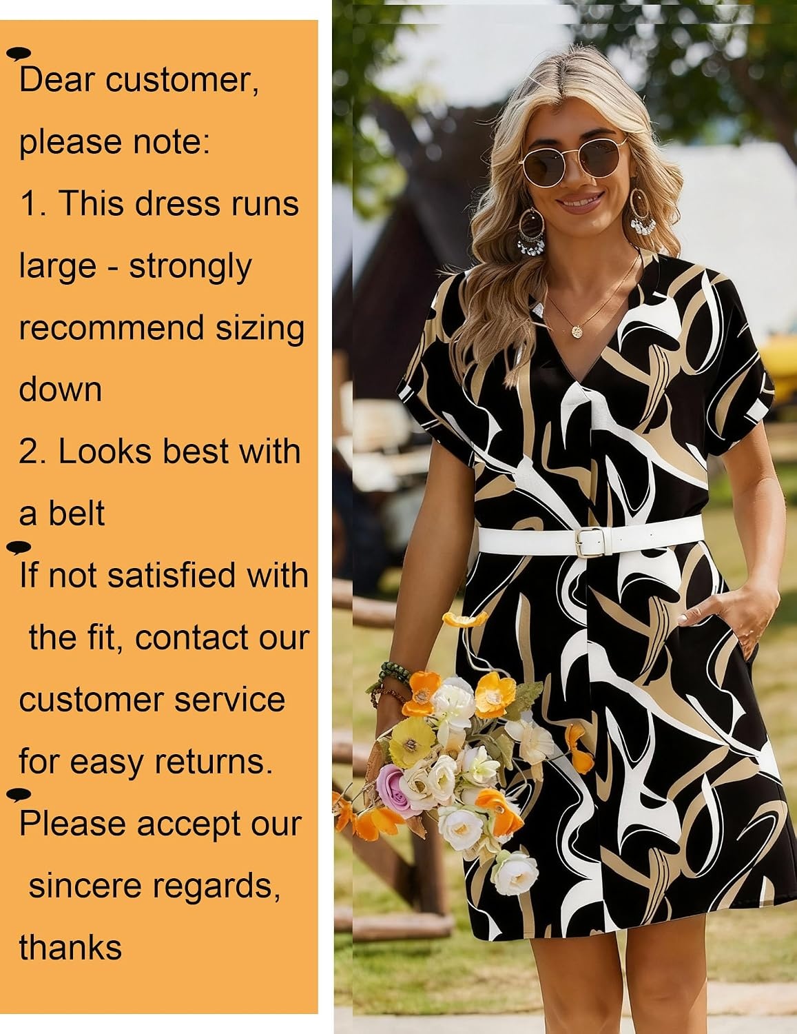 image:imageZeagoo Summer Dresses for Women Shift Dress Casual Mini Vacation SundressAbstract Brush