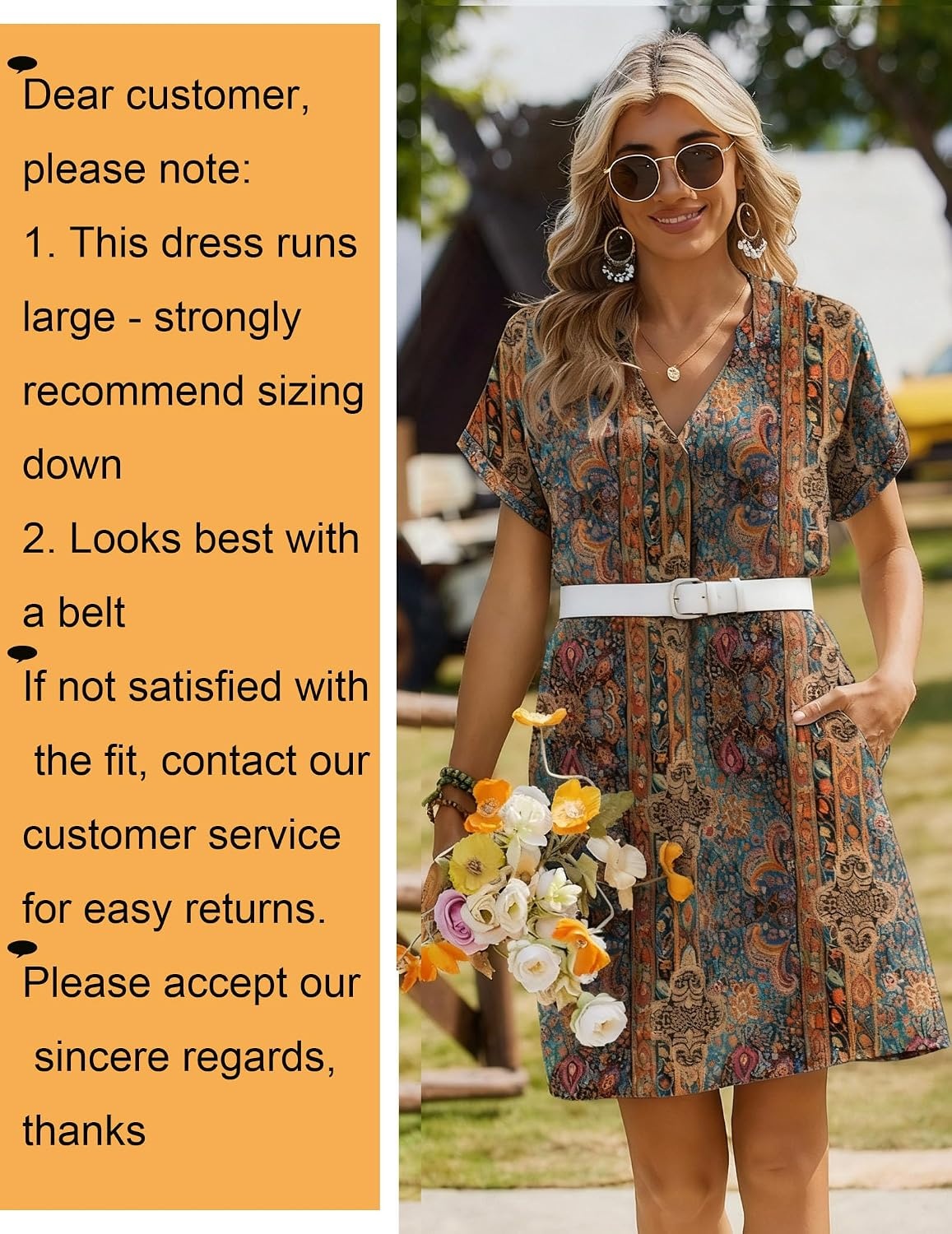 image:imageZeagoo Summer Dresses for Women Shift Dress Casual Mini Vacation SundressBrown Floral