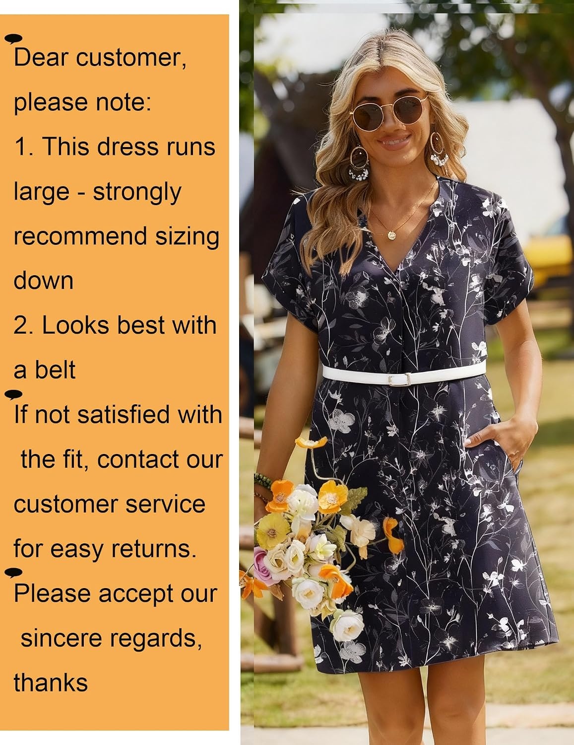 image:imageZeagoo Summer Dresses for Women Shift Dress Casual Mini Vacation SundressNavy Sf180